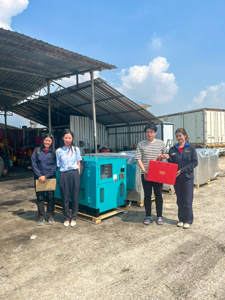 ส่งมอบงานขายเครื่องปั่นไฟ Denyo 35kva จำนวน 5 เครื่อง-02
